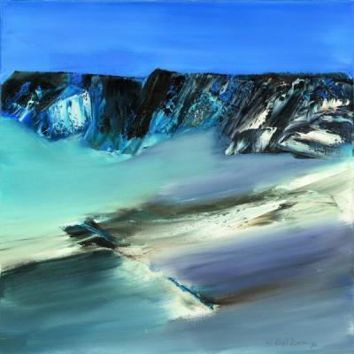Eislandschaft II art print by Conny Rosskamp