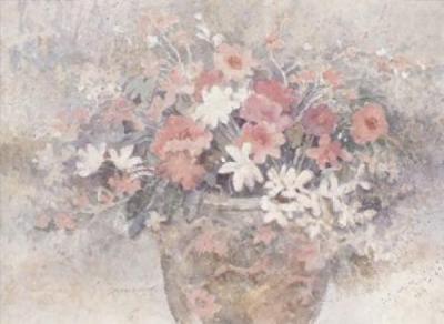 Antique Vase art print by Dawna Barton