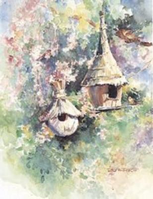 Spring Hideaway I art print by Dawna Barton