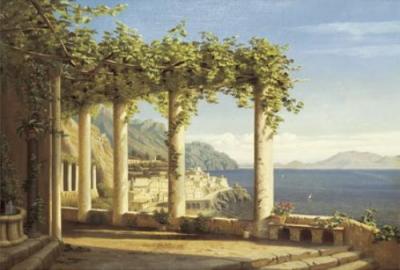 Amalfi del Convento del Capuccini art print by Eiler Rasmussen Eilersen