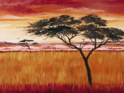 Serengati Dawn art print by Emilie Gerard