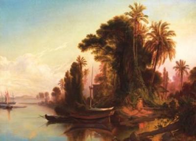 Paisaje Venezolano art print by Ferdinand Bellermann