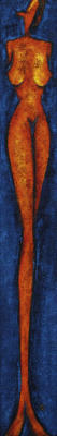 Aphrodite (Streifenbild) art print by Franz Ruzicka
