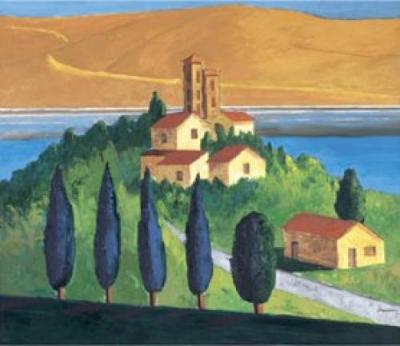 Paesaggio Italiono XII art print by John Mancini
