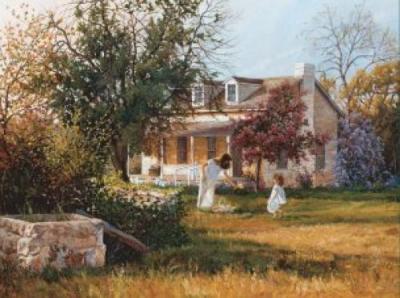 The Old Homestead art print by June Dudley