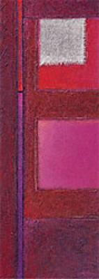 Silver and Red only art print by K. Kostolny