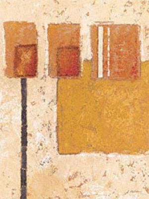 Three on a Row art print by K. Kostolny