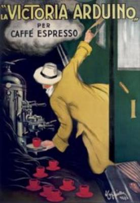 La Victoria Arduino per caffe espresso art print by Leonetto Cappiello