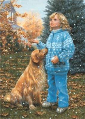 First Snow art print by Mary G. Smith