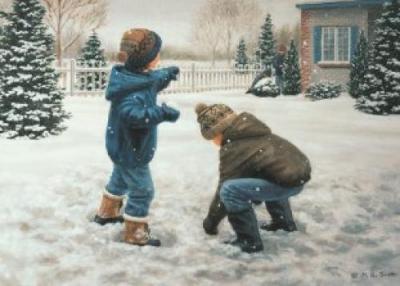 Watch that Window art print by Mary G. Smith