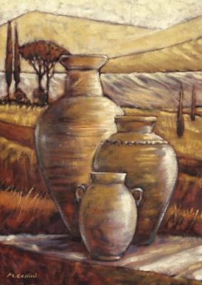 Golden October art print by Mauro Cellini