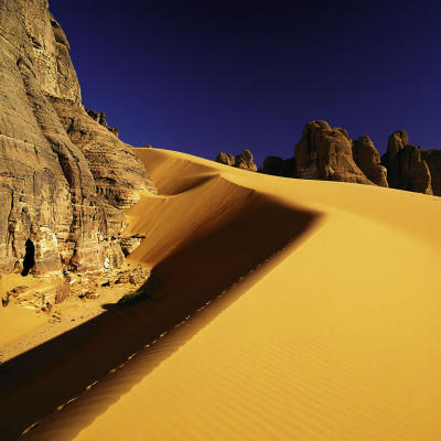 Sahara Djado-Plateau art print by Michael Martin
