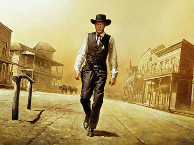 High Noon art print by Renato Casaro
