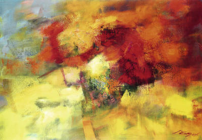 Coloring II art print by Rhanavardkar Madjid