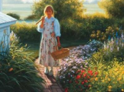 Grandma's Garden art print by Robert Duncan