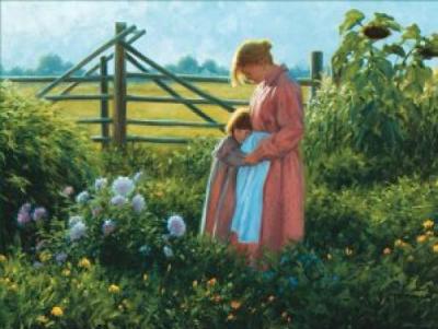 Maggie and Her Mother art print by Robert Duncan
