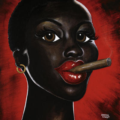 Chocolat Noir art print by Sandra Knuyt