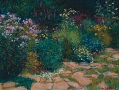 Allley Garden II art print by Sharon Will