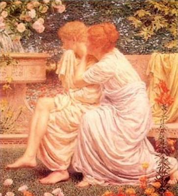 An Idyll art print by Albert Moore