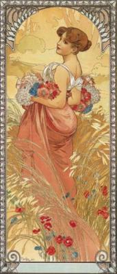 Ete, 1900 art print by Alphonse Mucha