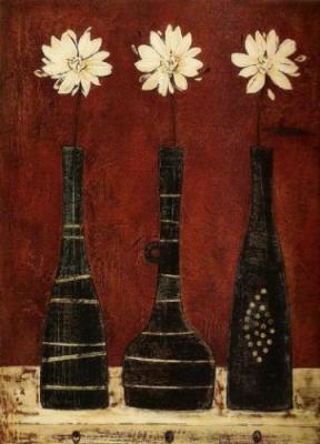 Crimson Trio art print by Anonymous