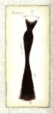 Vogue Silhouette art print by Anonymous