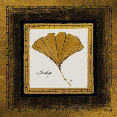 Gilded Gingko art print by Avery Tillmon