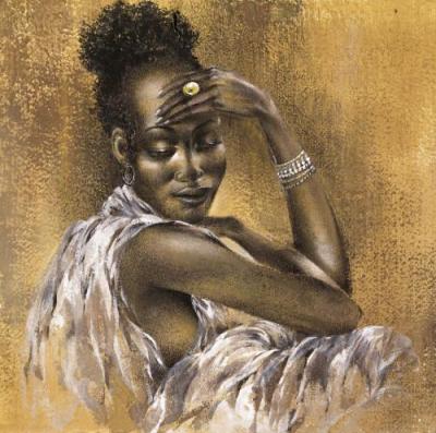Ebony I art print by Ben Mogador