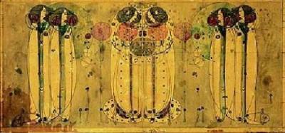 Wassail art print by Charles Rennie Mackintosh