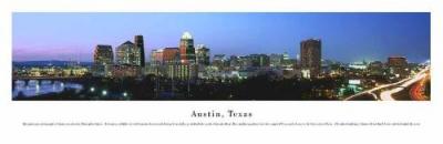 Austin, Texas art print by Christopher Gjevre