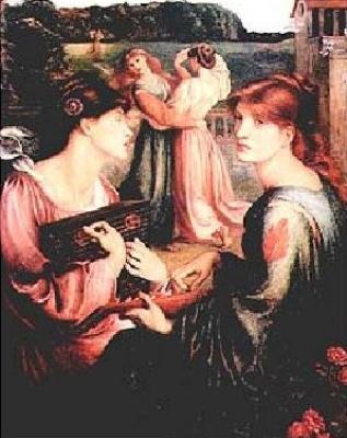 The Bower Meadow art print by Dante Gabriel Rossetti