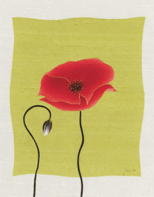 Pretty Poppy art print by Deborah Falls