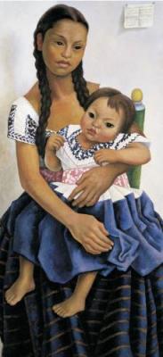 Delfina Flores art print by Diego Rivera