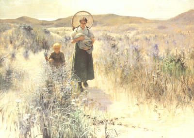 Maternity art print by George Hitchcock
