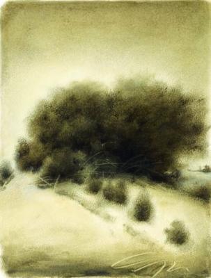 Hill Side I art print by Gretchen Hess