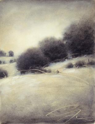 Hill Side III art print by Gretchen Hess
