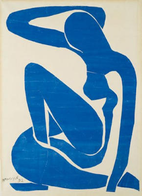 Blue Nude 1 art print by Henri Matisse