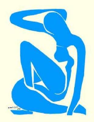 Blue Nude I art print by Henri Matisse