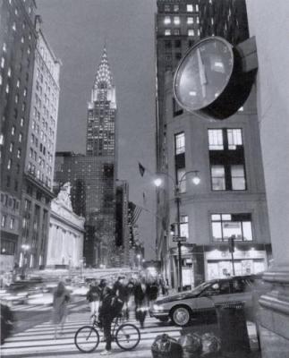 Chrysler Clock, Madison Avenue art print by Henri Silberman