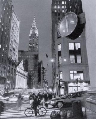 Chrysler Clock, Madison Avenue art print by Henri Silberman