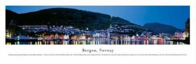 Bergen, Norway art print by James Blakeway
