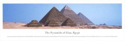 The Pyramids of Giza, Egypt art print by James Blakeway