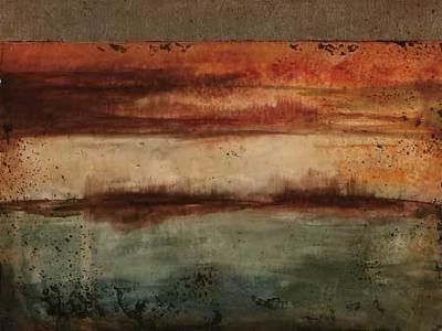 Earth Blocks II art print by Jennifer Flynn