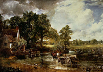 The Haywain art print by John Constable