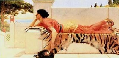 Expectation art print by John Godward