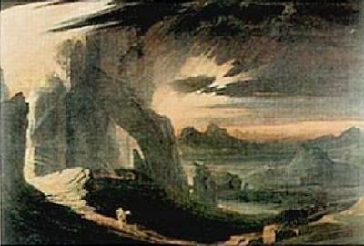 The Expulsion of Adam and Eve art print by John Martin