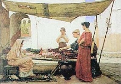 A Grecian Flower Market