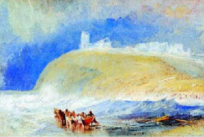 Dunwich, Suffolk art print by Joseph Mallord William Turner