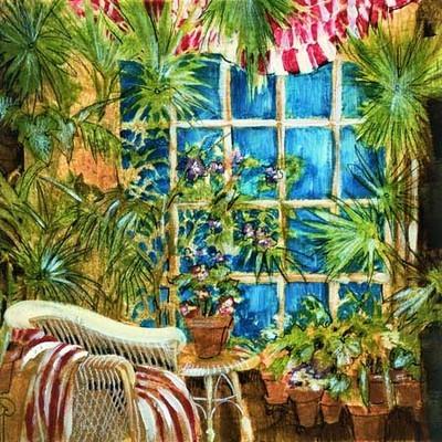 Cozy Corner I art print by Liz Jardine