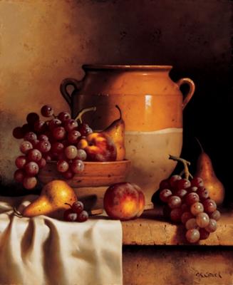 Confit Jar with Bowl art print by Loran Speck
